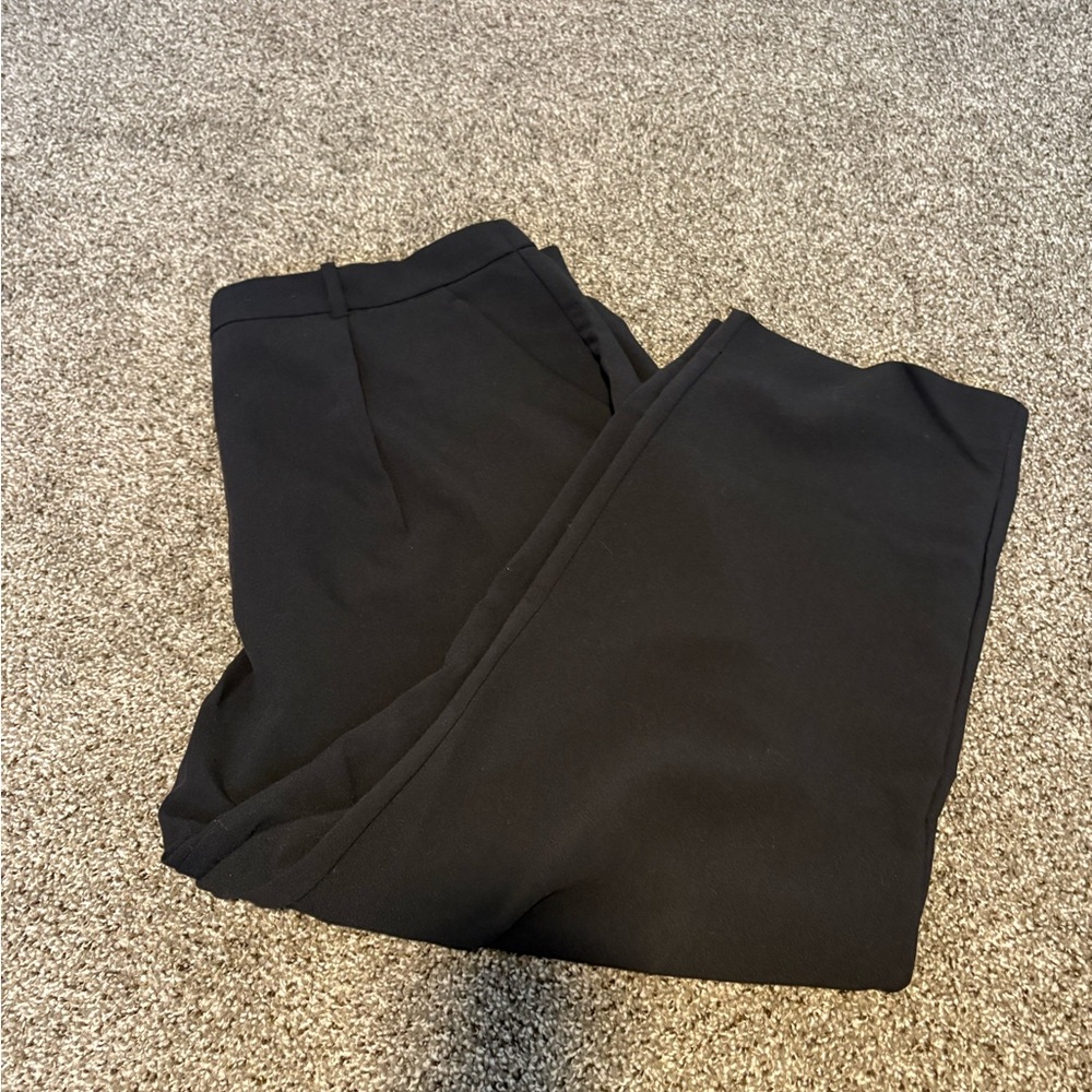 Abercrombie & Fitch Curve Love Trousers – High Rise Wide Leg Pants